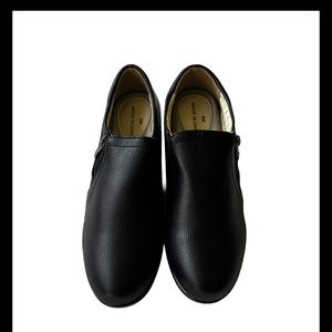 Women's Size 8M Dr. Leonard's Side Zip COMFIT SUPPORT Padded Insole Shoe / Black